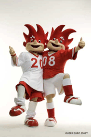Trix and Flix - The official mascots of Euro 2008